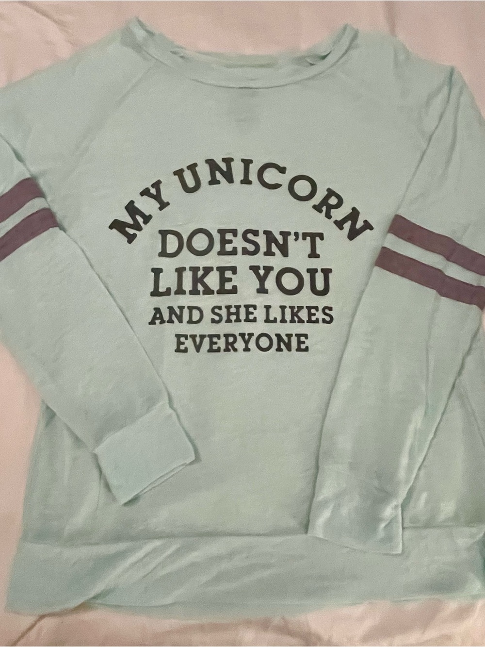 Women’s Graphic Long-Sleeve Top - My Unicorn Design